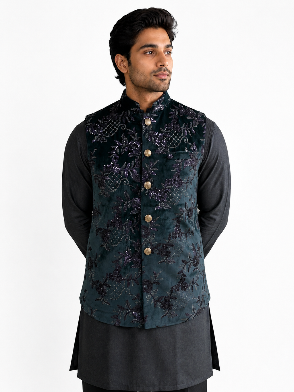 NEHRU JACKET KURTA SET